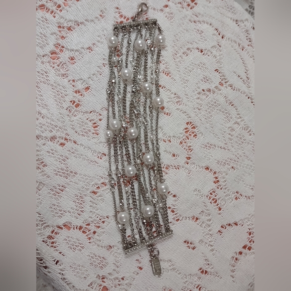 JLO Silver Multi Strand Bracelet - Picture 6 of 7